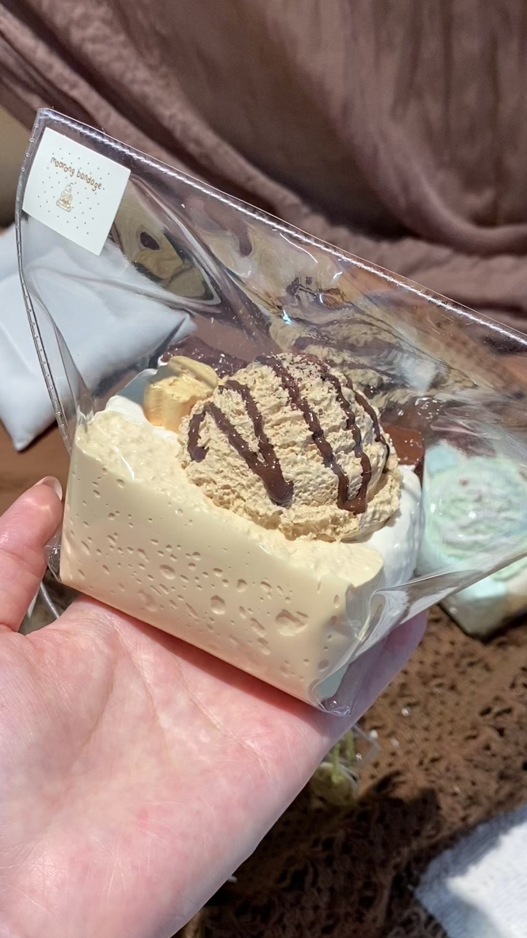 【MAORONG  Ice Cream Toast】Squishy Stress Relief Toy