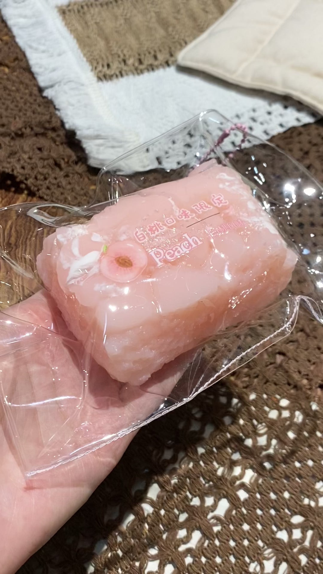 【Peach Juice Sachima】Squishy stress relief toy
