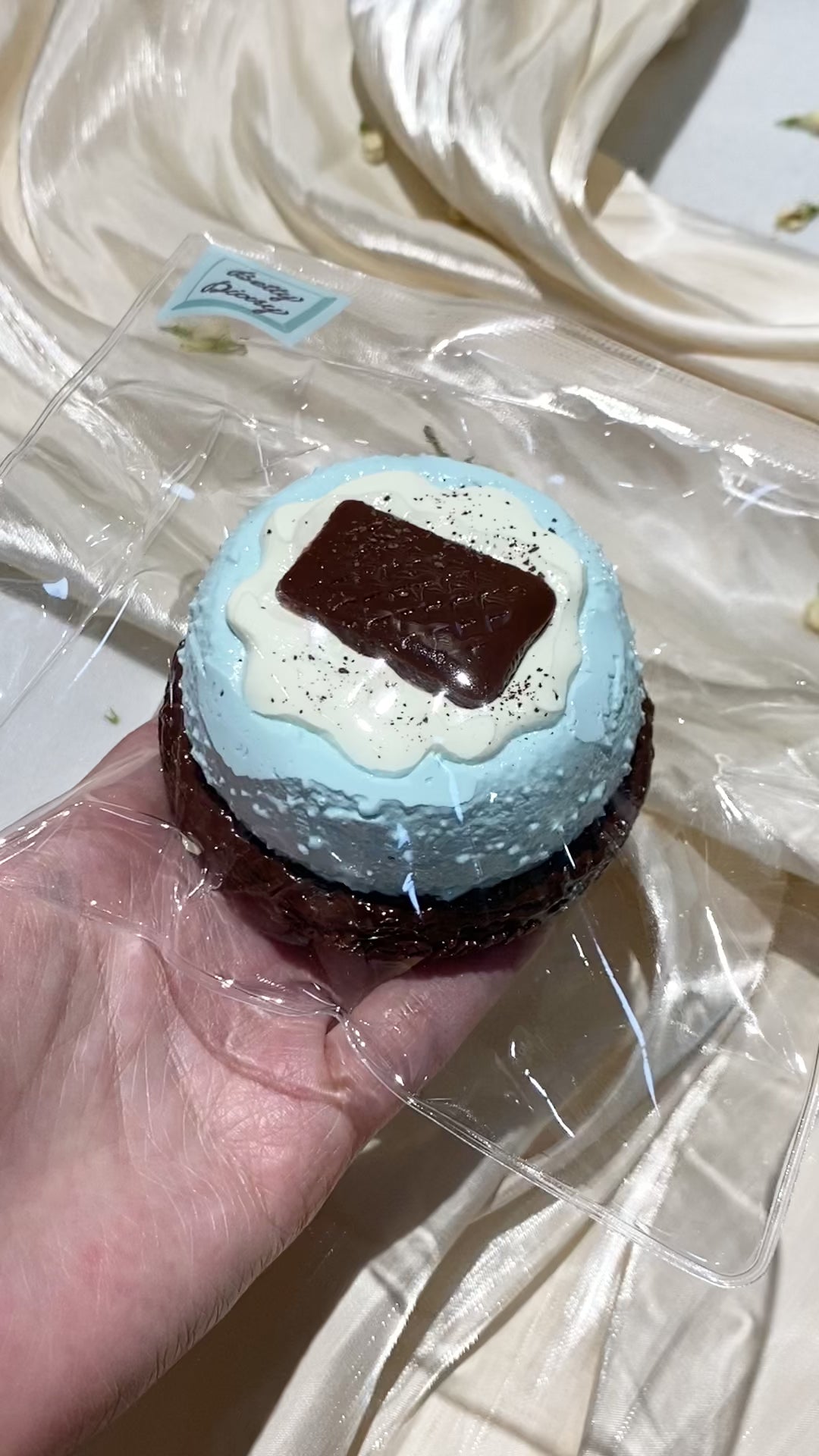 【Chocolate Mint Pudding】Squishy Stress Relief Toy