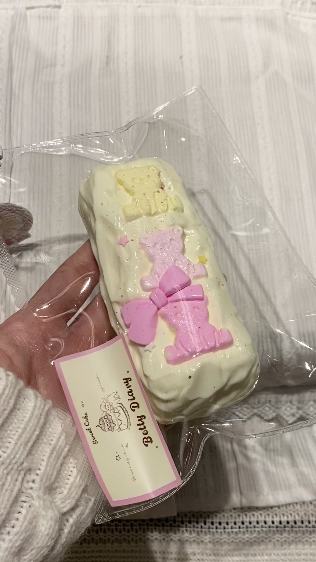 【Bear Cheese Stick】Squishy stress relief toy