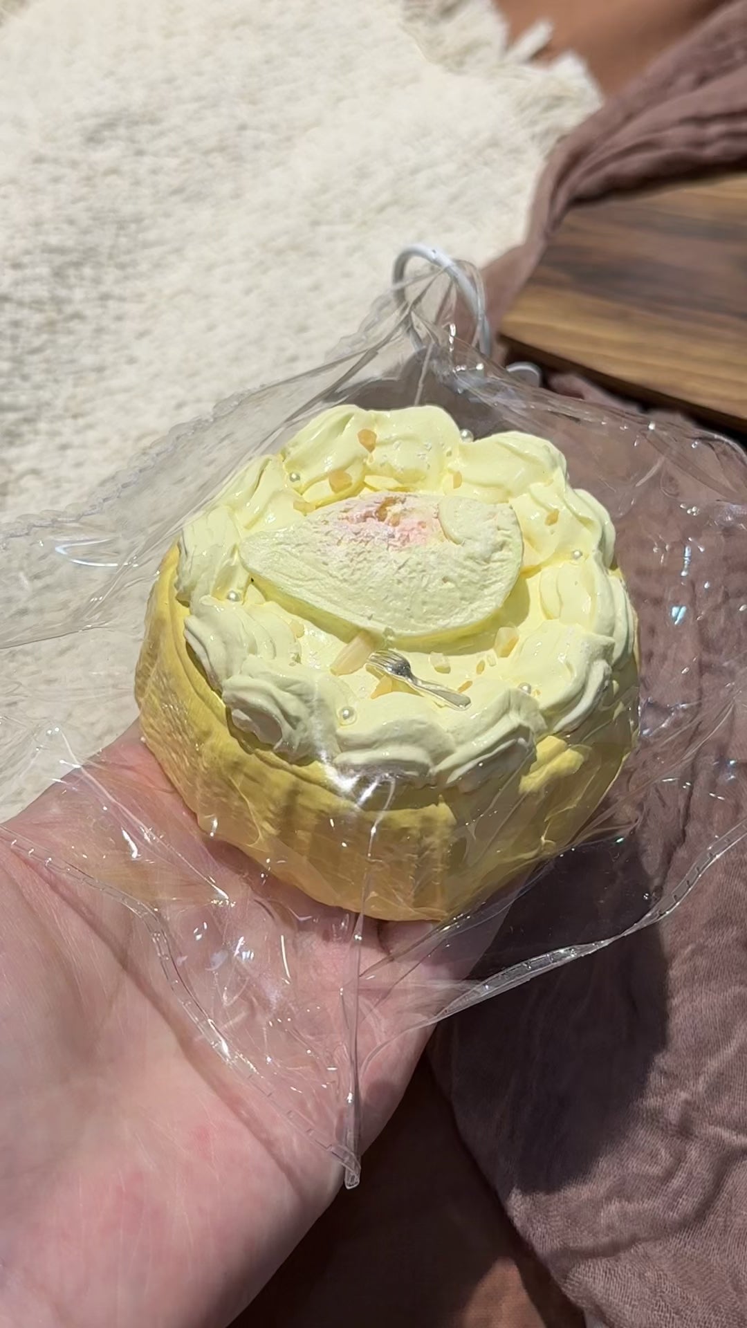 【Fig Basque Cheesecake】Squishy Stress Relief Toy