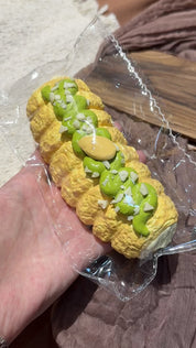 【Pistachio Cream Horns】Squishy Stress Relief Toy