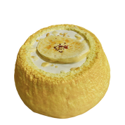 【Banana Chip Cream Chiffon Cake】Squishy Stress Relief Toy